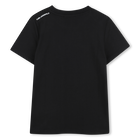 T-shirt con stampa metallizzata KARL LAGERFELD KIDS 
                    RAGAZZO