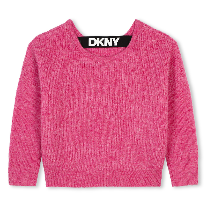 Pullover in maglia DKNY 
                        BAMBINA