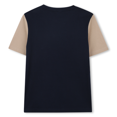 T-shirt di cotone multicolore BOSS RAGAZZO