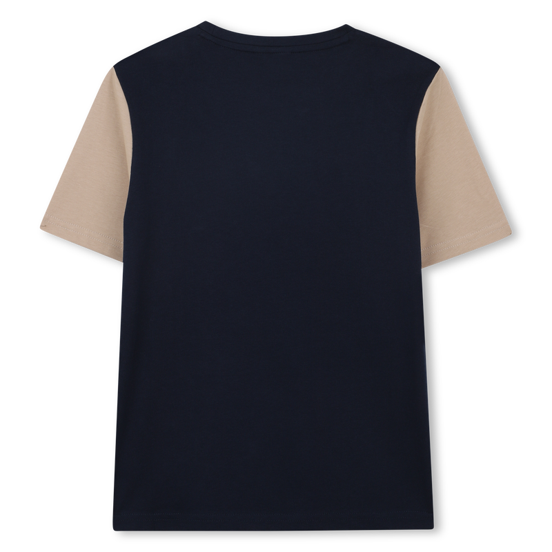 T-shirt di cotone multicolore BOSS 
                        RAGAZZO