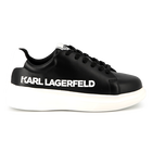 Sneakers in pelle con lacci KARL LAGERFELD KIDS 
                    UNISEX