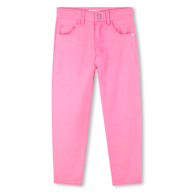 Pantaloni in twill con cuori BILLIEBLUSH 
                        BAMBINA
