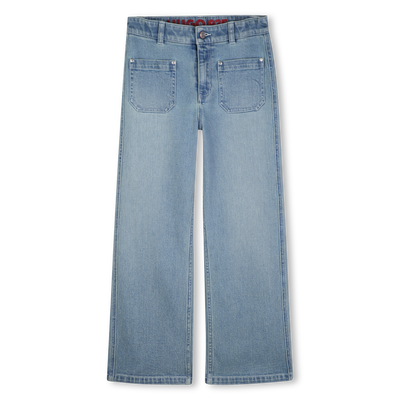 PANTALONI IN DENIM HUGO BAMBINA