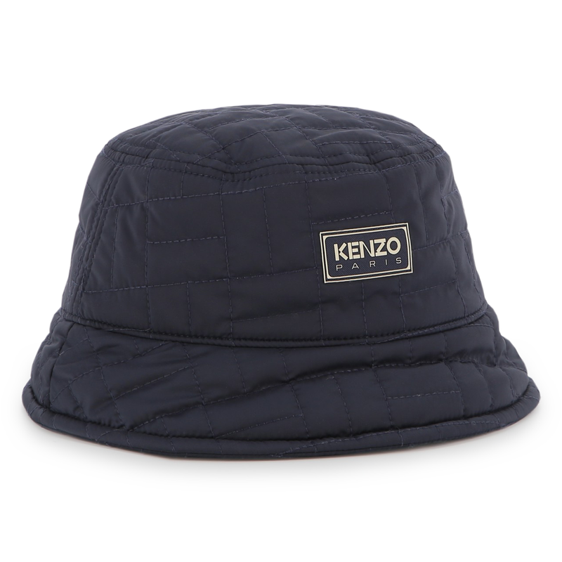 Cappello da pescatore in poliestere con trapuntatu KENZO KIDS 
                        UNISEX