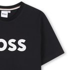 T-shirt di cotone ricamata BOSS 
                    RAGAZZO