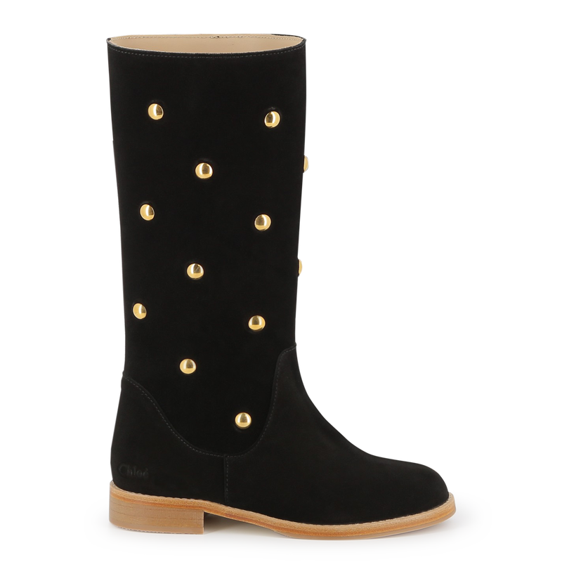 Stivali in pelle scamosciata di vitello CHLOE 
                        BAMBINA