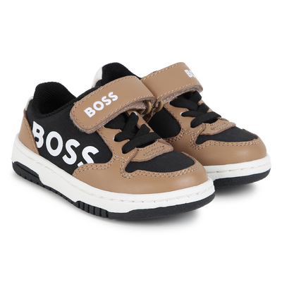 Sneakers con lacci e velcro BOSS RAGAZZO