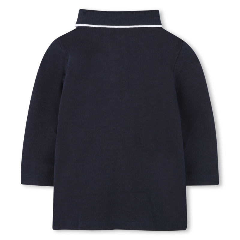 Cotton Piqué Polo BOSS 
                        RAGAZZO