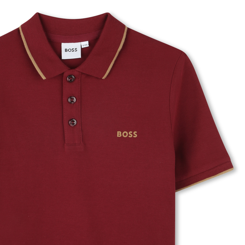 Short-Sleeved Polo Shirt BOSS 
                        RAGAZZO