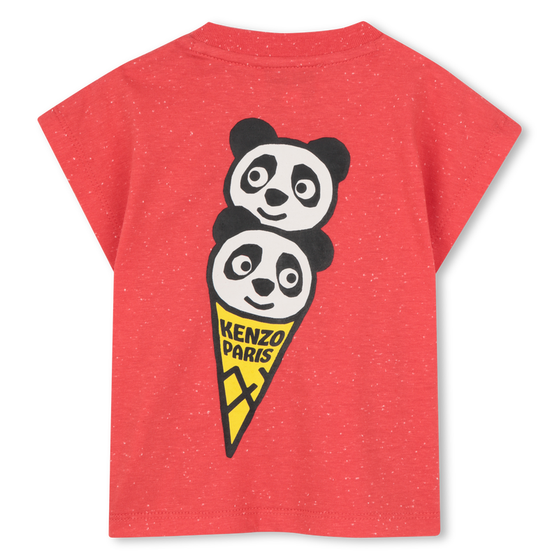 T-SHIRT CON APERTURA CON BOTTONE A PRESSIONE KENZO KIDS 
                        BAMBINA