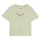 T-shirt a maniche corte, VERDE CANARINO, hi-res