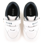 Sneakers con strisce a strappo BOSS 
                    RAGAZZO