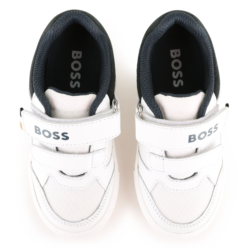 SNEAKERS CON STRISCE A STRAPPO BOSS 
                        RAGAZZO