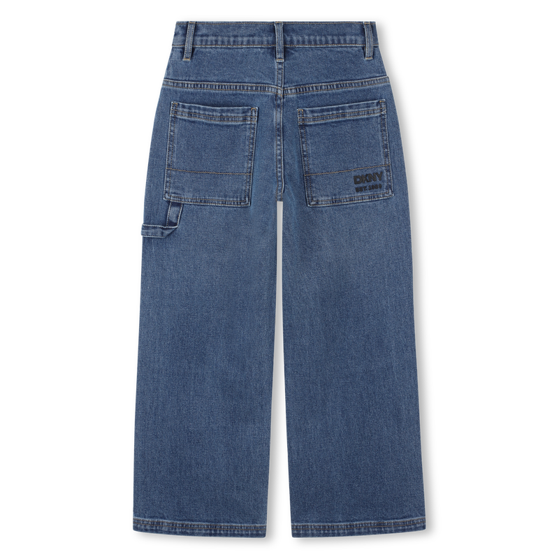 Pantalone in denim di cotone DKNY 
                        UNISEX