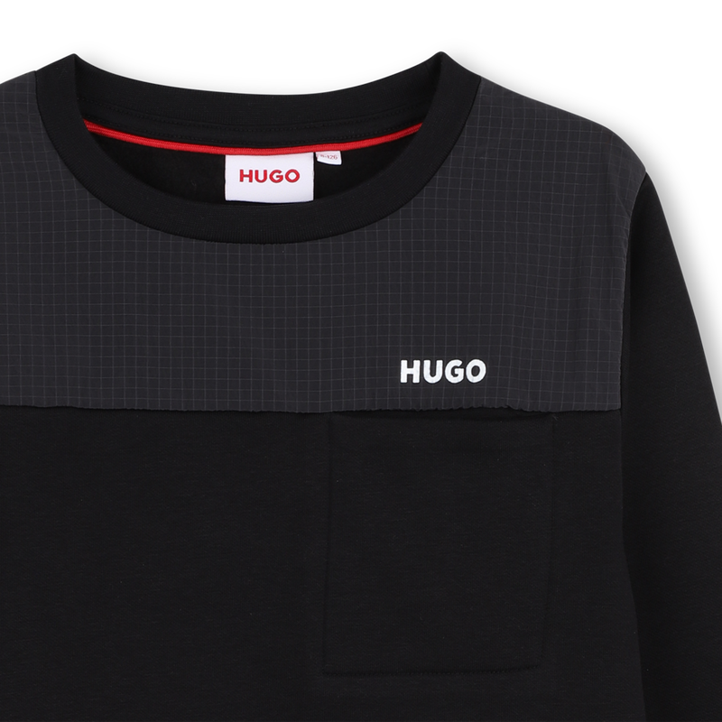 Round neck sweatshirt HUGO 
                        RAGAZZO