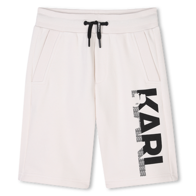 Bermuda elasticizzati cotone KARL LAGERFELD KIDS RAGAZZO
