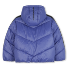 Piumino con cappuccio in poliammide KARL LAGERFELD KIDS 
                    RAGAZZO