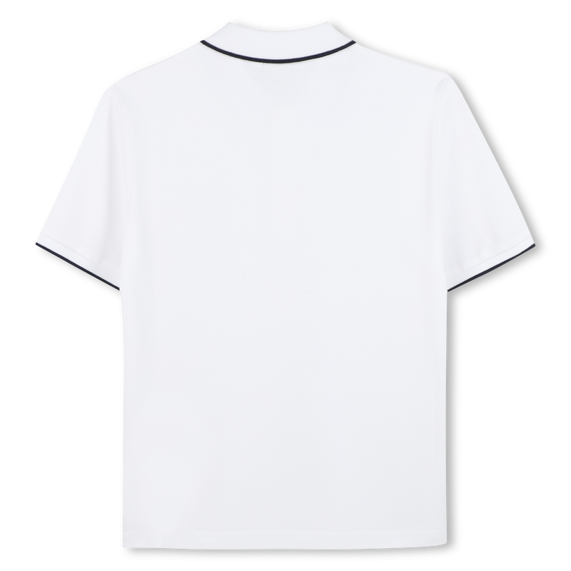 POLO A MANICHE CORTE BOSS 
                        RAGAZZO