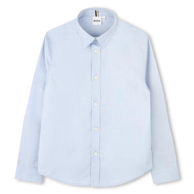 Camicia cotone maniche lunghe BOSS RAGAZZO