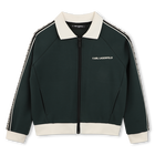 Cardigan sportivo KARL LAGERFELD KIDS 
                    RAGAZZO