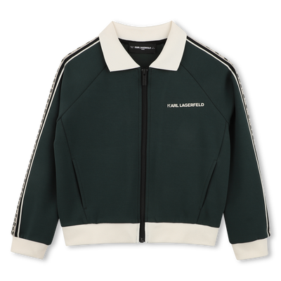 Cardigan sportivo KARL LAGERFELD KIDS RAGAZZO