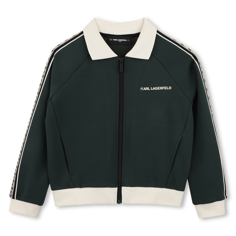 Cardigan sportivo KARL LAGERFELD KIDS 
                        RAGAZZO