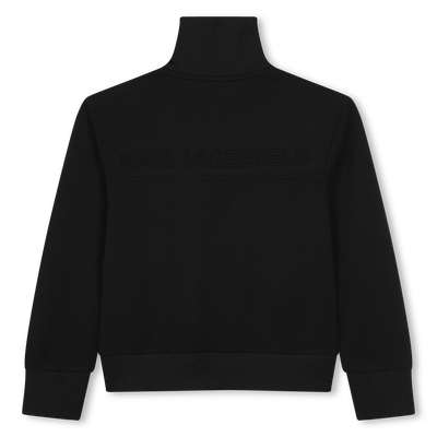 Felpa con cerniera KARL LAGERFELD KIDS RAGAZZO