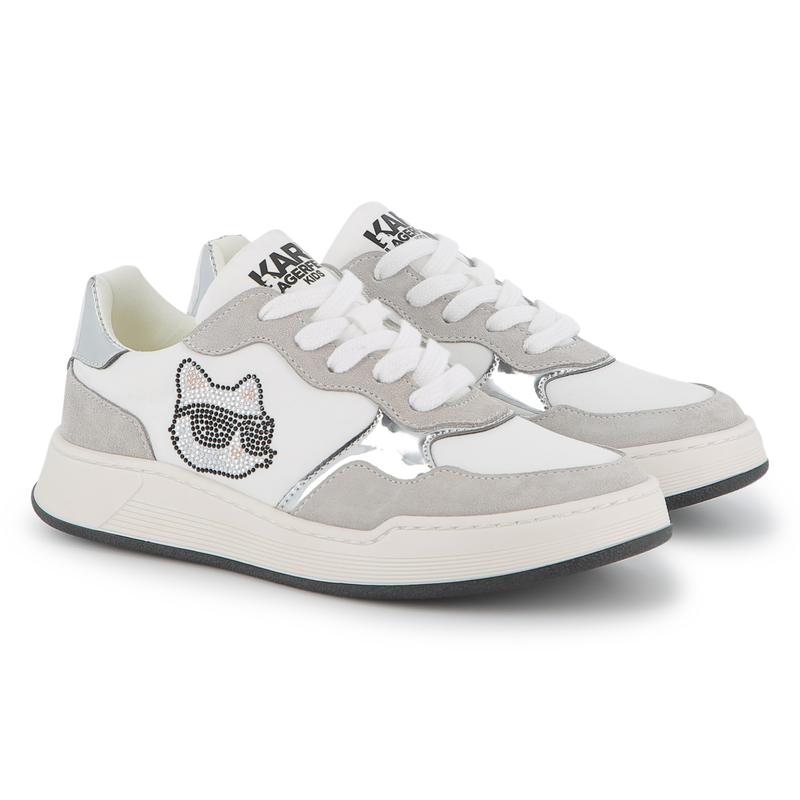 Sneakers basse stringate KARL LAGERFELD KIDS 
                        BAMBINA