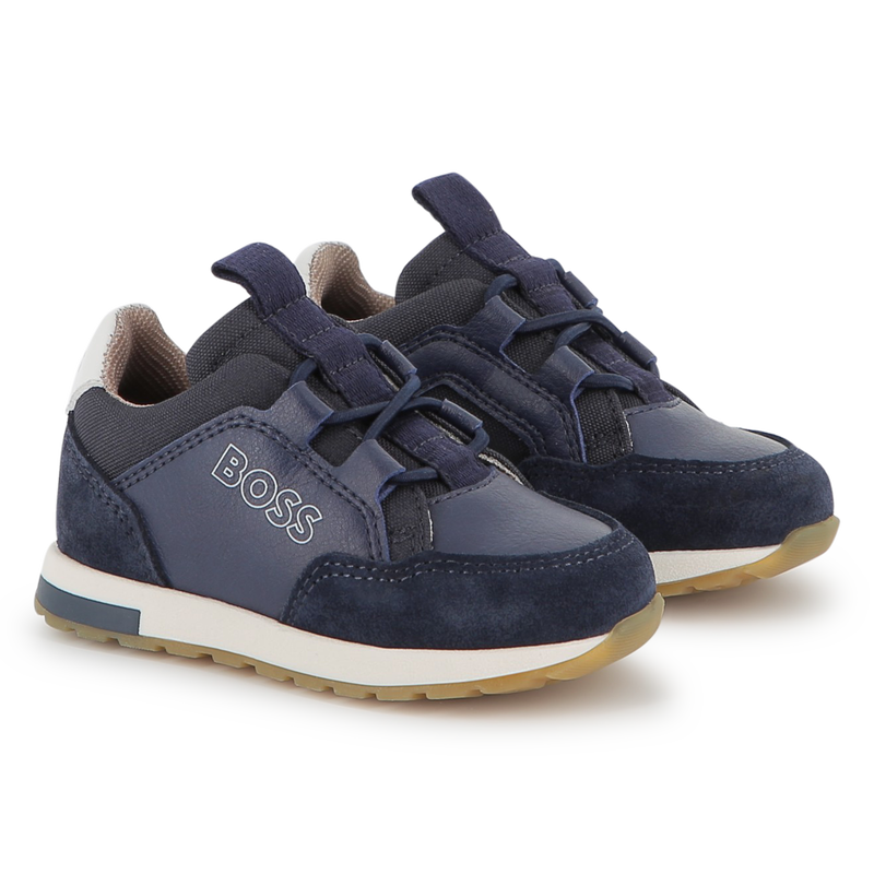 Sneakers in materiali misti BOSS 
                        RAGAZZO