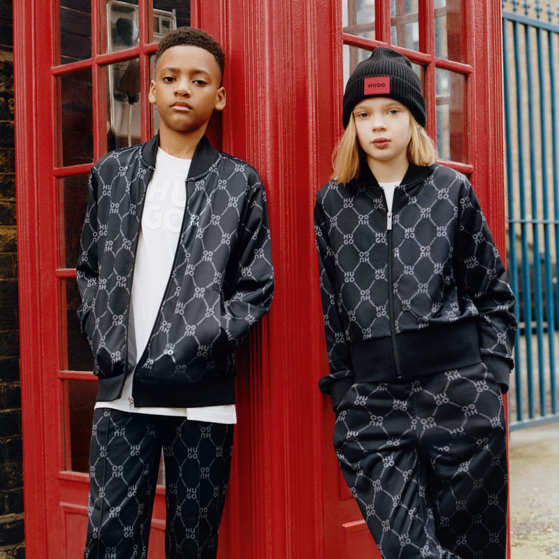 Cardigan da jogging felpato HUGO 
                        RAGAZZO