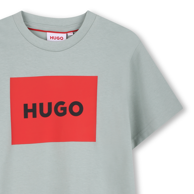 T-SHIRT A MANICHE CORTE HUGO 
                        RAGAZZO