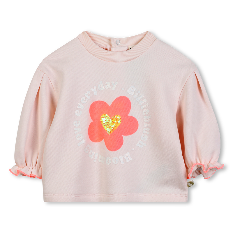 Fleece sweatshirt BILLIEBLUSH 
                        BAMBINA
