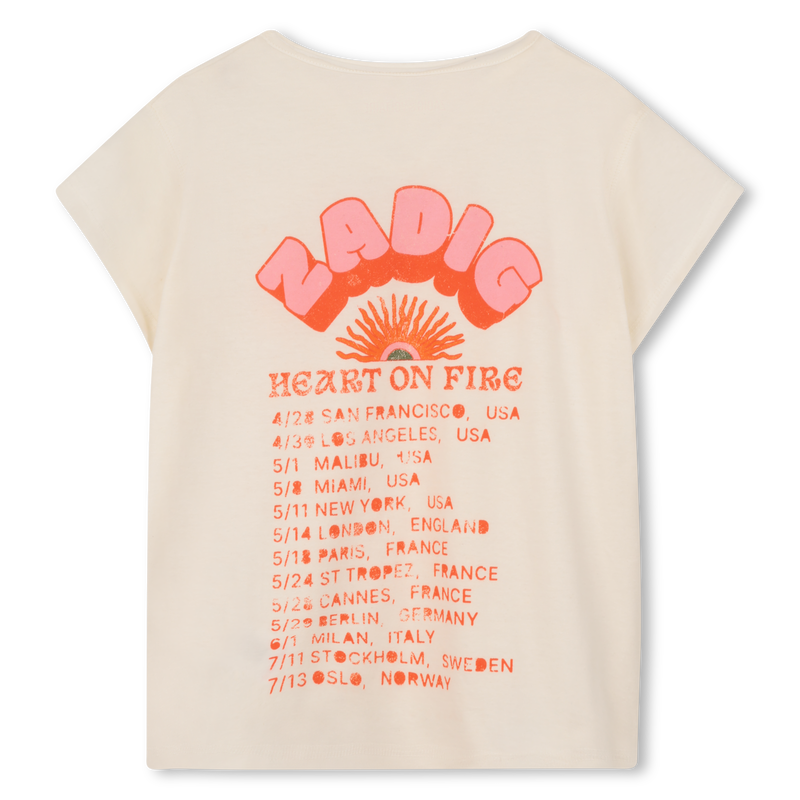 T-SHIRT A MANICHE CORTE ZADIG & VOLTAIRE 
                        BAMBINA