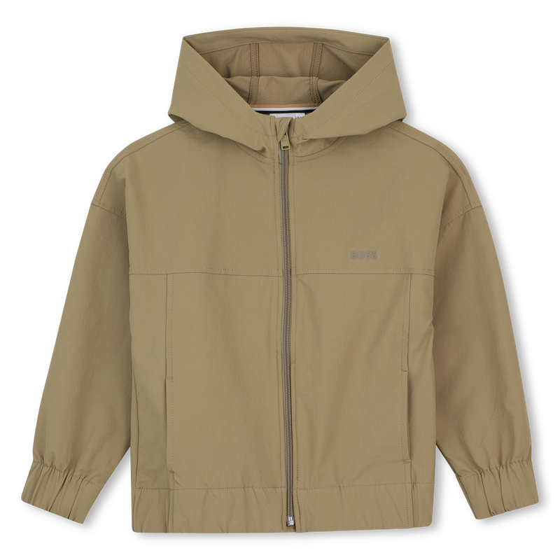 Felpa con cappuccio e zip BOSS 
                        RAGAZZO