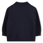Cardigan con zip e maniche a contrasto TIMBERLAND 
                    RAGAZZO