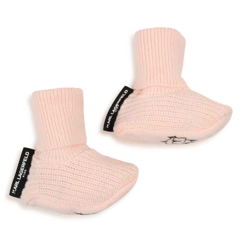 Completo berretto e scarpine KARL LAGERFELD KIDS 
                        BAMBINA