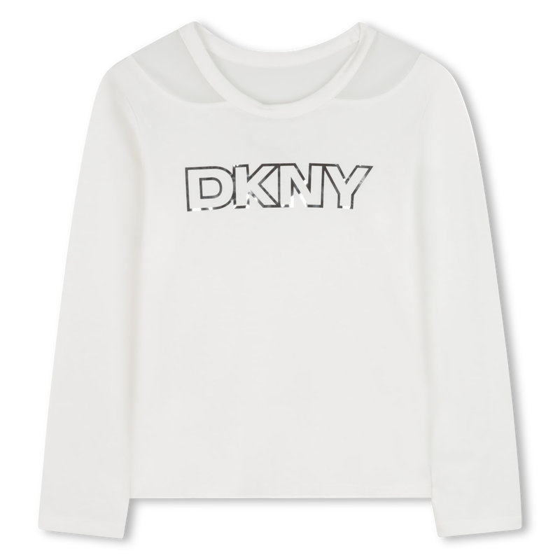 T-shirt a maniche lunghe DKNY 
                        BAMBINA