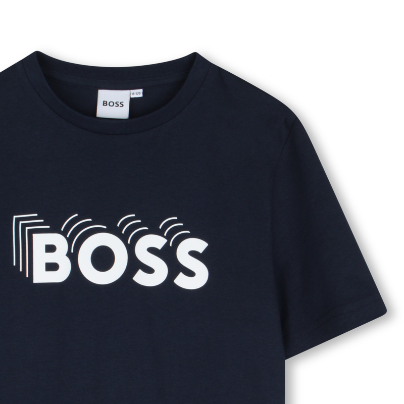 T-SHIRT A MANICHE CORTE BOSS 
                        RAGAZZO