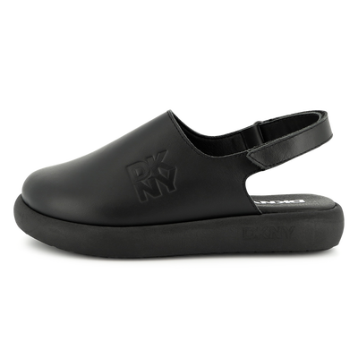 Zoccoli in pelle con velcro DKNY UNISEX