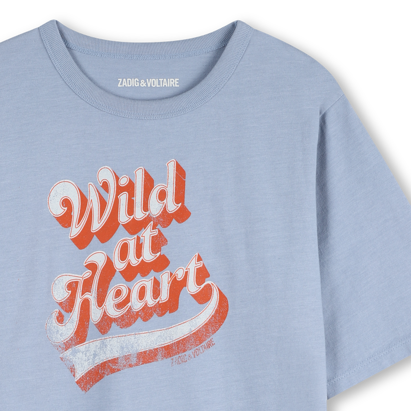 T-SHIRT A MANICHE CORTE ZADIG & VOLTAIRE 
                        BAMBINA