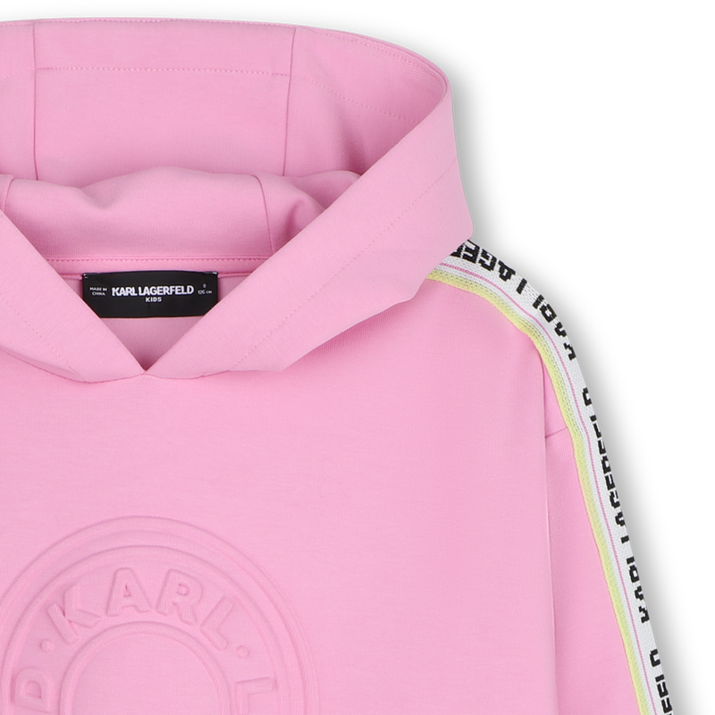 Felpa con cappuccio KARL LAGERFELD KIDS 
                        BAMBINA