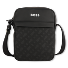 Borsa a tracolla in tessuto rivestito BOSS 
                    RAGAZZO
