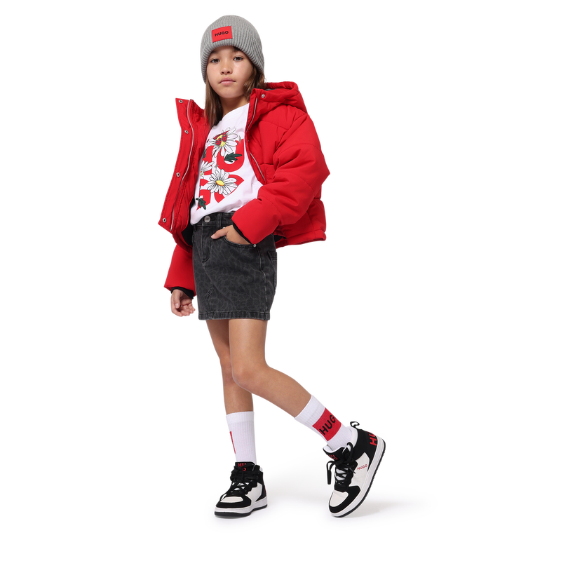 Novelty Patch T-Shirt HUGO 
                        BAMBINA