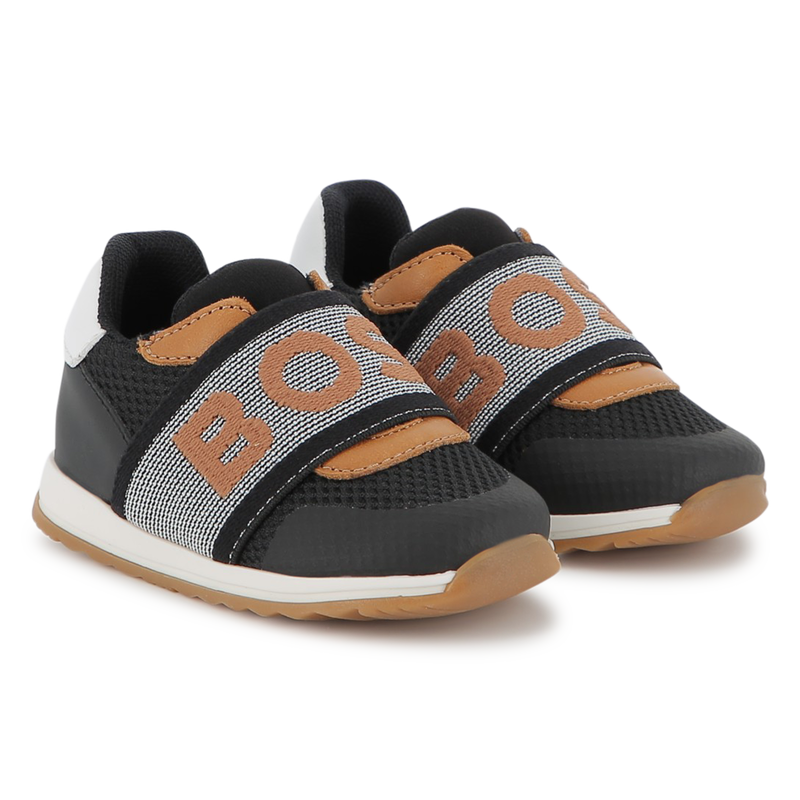 Sneakers con elastico logato BOSS 
                        RAGAZZO