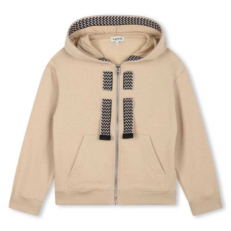 Embroidered Logo Sweatshirt LANVIN 
                        RAGAZZO