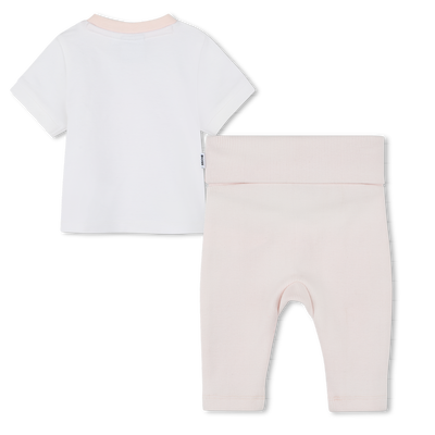 Completo t-shirt e legging BOSS BAMBINA