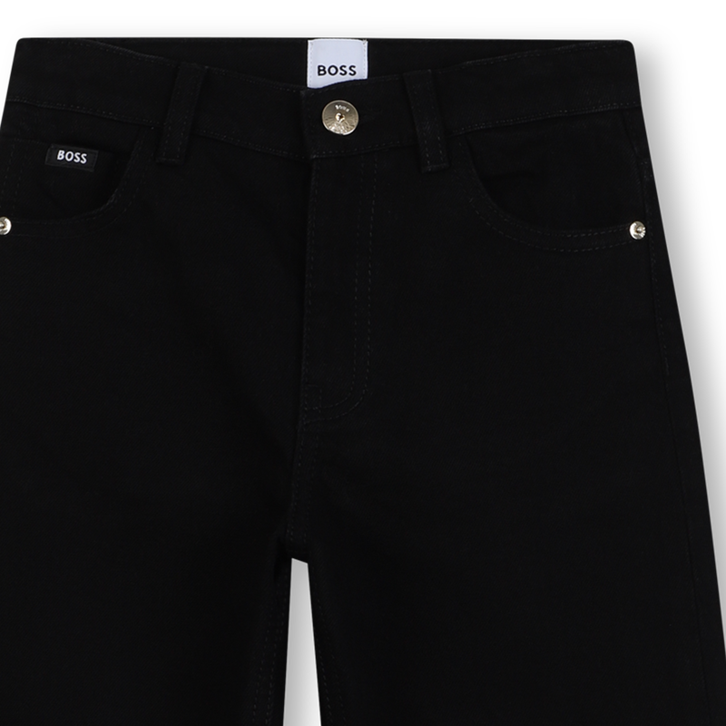 Pantalone in denim con chiusura a bottone BOSS 
                        BAMBINA