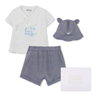 Set t-shirt, cappello da pescatore e pantaloncini KENZO KIDS 
                    RAGAZZO
