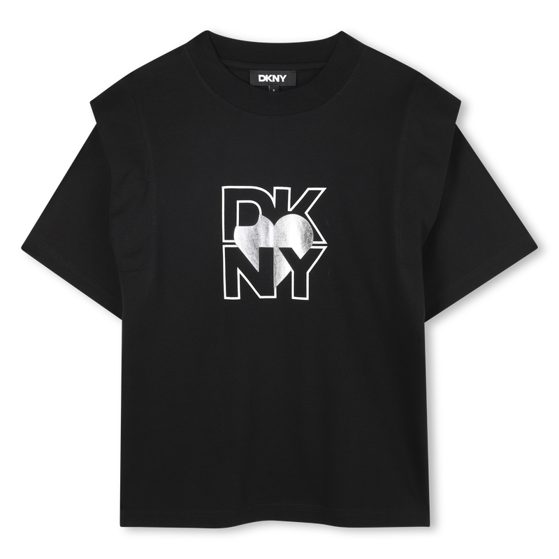 T-shirt a maniche corte DKNY 
                        BAMBINA