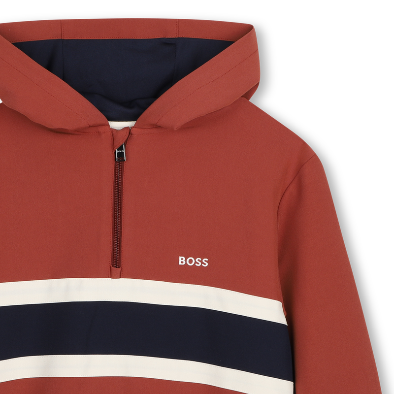 Felpa con cappuccio BOSS 
                        RAGAZZO